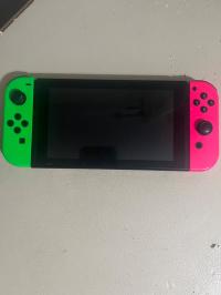 Nintendo switch non flashes Originale +Console vert et rouge, Avec le chargeur thumbnail 3