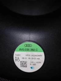 Subwoofer audi _ B&O audi ( a3/s3/rs3) _ سبيكر اودي