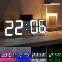 Horloge numérique LED  ساعة رقمية ثلاثية الأبعاد 