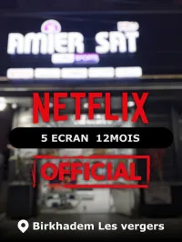 abonnement NETFLIX 5ECRAN 12MOIS