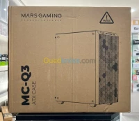 MARS GAMING MC-Q3 - BOITIER ATX  -1 FAN - VERRE TREMPÉ - USB 3.0 - MICRO & MINI ATX - BLACK 