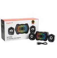HAVIT SF137BT - AMPLIFICATEUR PORTABLE BLUETOOTH - 10W - MICRO INTÉGRÉ - USB / TF / AUX - BATTERIE RECHARGEABLE - BLACK thumbnail 3