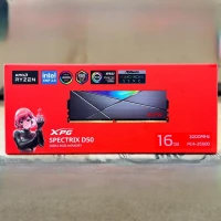 RAM ADATA XPG SPECTRIX D50 - DESKTOP - RGB - 16GB DDR4 - 3200 MHZ - PC4- 25600 - CL16-20-20 - GREY