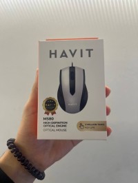 لوحة-المفاتيح-الفأرة-havit-ms80-souris-filaire-usb-precision-optique-design-ergonomique-compacte-black-القبة-الجزائر