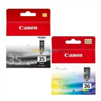 CANON CARTOUCHE PACK  NOIR & COULEUR ORIGINAL PIXMA PGI-35 NOIR  CLI-36 COULEUR 