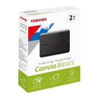 TOSHIBA CANVIO - 2TB BASICS PORTABLE - EXTERNAL HARD DRIVE - USB 3.2 - BLACK