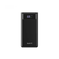 HAVIT PB56 - BATTERIE EXTERNE POWER BANK 40000mAh - HAUTE CAPACITÉ - AFFICHAGE LED - NOIR