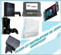 Flash consoles et instalation de jeux rapide