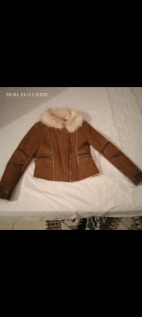Blouson en vrai daim