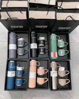 vaisselle-ensemble-thermos-avec-3-tasses-thermique-500ml-en-acier-inoxydable-2-bab-ezzouar-alger-algerie