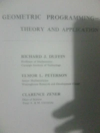 Geometric programming
