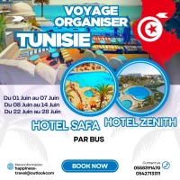 EARLY BOOKING ETE 2025 TUNISIE 