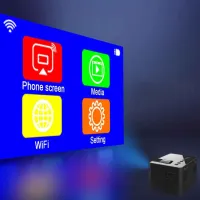 Mini Projecteur Portable Intelligent HD1080P WiFi integré YT100