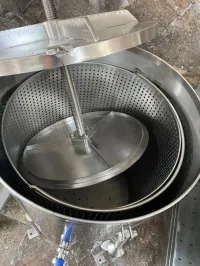 Cuve de pressage de datte en inox