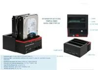 Station D'Accueil Multi-Fonction Docking Dock Station Hdd Ssd Sata Ide Usb 3.0