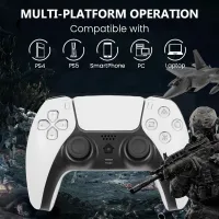 Manette Multiplateforme compatible PS5 / PS4 / PC /smartphone ( Copy PS5 ) T28