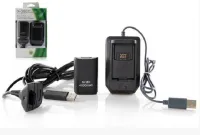 Kit Batterie + chargeur + cable XBOX360