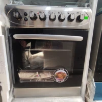 Cuisinière arcodym MIDEA inox 4 feux 60cm ventilée 
