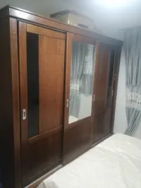 chambre a coucher en bois hêtre moderne