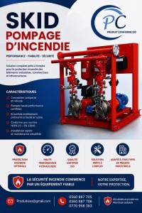 إسمنت-و-ملاط-skid-dincendie-دار-البيضاء-الجزائر