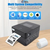 POSLUX LP430 Bluetooth Imprimante Thermique pour Bordereaux & Codes-Barres
