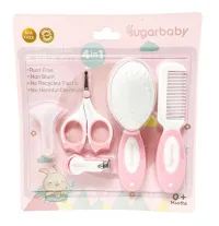 Kit de Soin Bébé 4 en 1 , Ciseaux, Lime, Coupe-ongles, Peignes ,Set Manucure Nouveau-né