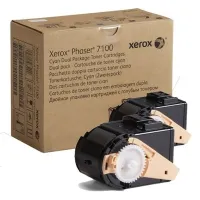 PACK DE 02 TONER XEROX 7100 NOIR ORIGINAL