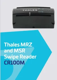 Lecteur MRZ CR100