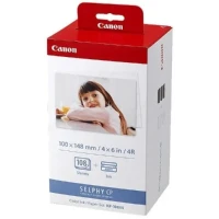Canon KP-108IN Kit Papier + Encre (108 tirages, 10x15 cm) pour imprimantes Canon SELPHY