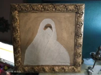 tableau en toile ancien 