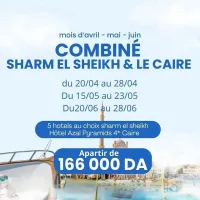 Voyage organisé Egypte combiné Caire - Sharam Sheikh 