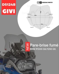 Visier Givi Moto BMW R 1200 GS R 1250 GS, R 1250 GS Adventure fumé