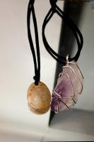 necklaces-pendants-collier-amethyste-pierre-plage-staoueli-alger-algeria