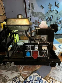 Groupe Electrogene Diesel Sans Generatrice+Stabilisateur Puissant+poste à souder puissant+jeux de lumiere
