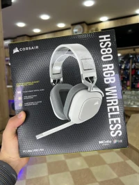 CORSAIR HS80 RGB WIRELESS Premium Gaming Headset with Spatial Audio 