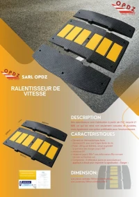 fabrication ralentisseur de route 