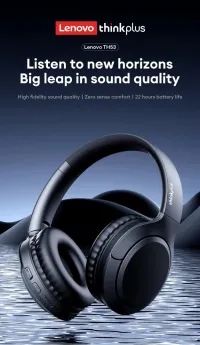  Lenovo TH53 casque Gamig sans fil Bluetooth 5.4 haute qualité HIFI Sur round son écouteurs 