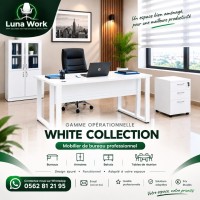 مكاتب-و-أدراج-bureau-blanc-professionnel-أثاث-مكتبي-مكتب-أبيض-أولاد-فايت-الجزائر