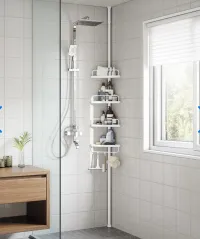 Étagère de rangement d'angle Salle de bainرف الركن للحمام 