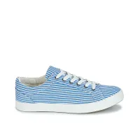 ESPADRILLES ANDRÉ FEMME SESAME TEXTILE BLEU