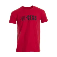 T-SHIRT HOMME DEPART ROUGE 100% COTON PRINT