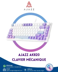 AJAZZ AK820 Clavier mécanique Sea Salt Linear Switch