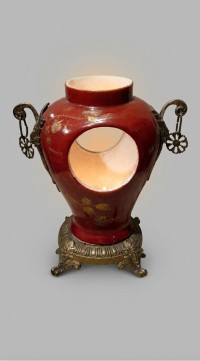 تحف-و-مقتنيات-exceptionnelle-lampe-dambiance-napoleon-iii-creation-unique-sur-boitier-en-porcelaine-peinte-main-xixe-سطاوالي-الجزائر