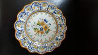 antiquites-collections-plusieurs-assiettes-anciennes-de-collection-en-faience-porcelaine-fait-main-signe-staoueli-alger-algerie