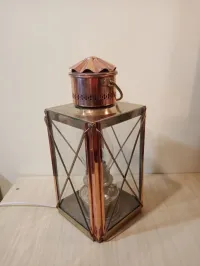 Lanterne, lampe de cabine de bateau en laiton  LIQUIDATION