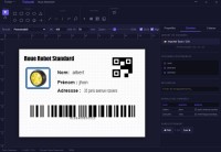 Logiciel de conception et d'impression d'étiquettes et de Badges Ticketti (équivalent a BarTender)
