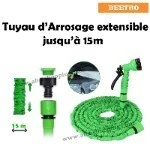 Tuyau d Arrosage extensible jusquà 15 m  Beetro