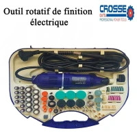 Outil rotatif de finition électrique