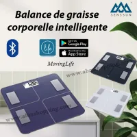 Balance de graisse corporelle intelligente avec Bluetooth et application mobile | SENSSUN