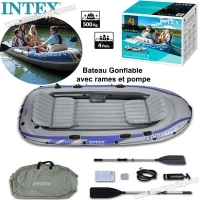 Bateau Gonflable 315x165x43cm avec Rames et Pompe  Intex (F) 